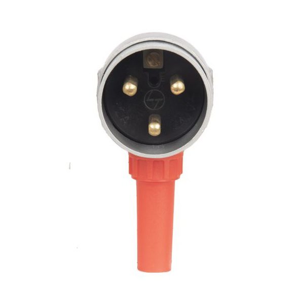 Plug 32A 3 Pin Metal L T MPS332P mps332p 32a 3pin plug metal clad front