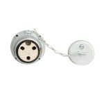 Socket 32A 3 Pin Metal L T MPS332S mps332s 32a 3pin socket metal clad front
