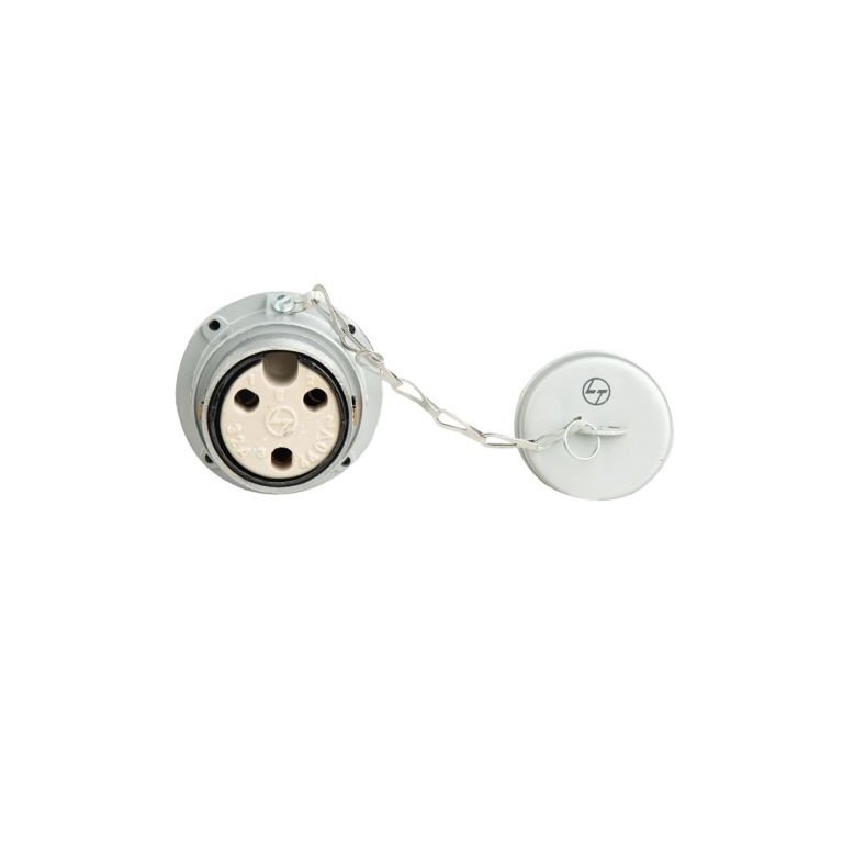 Socket 32A 3 Pin Metal L T MPS332S mps332s 32a 3pin socket metal clad front
