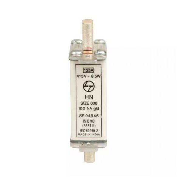 HN DIN HRC fuse 63A 415V AC Size 000 L T SF94940OOOO sf94946oooo h.r.c.fuse linkdin125asize 000 front