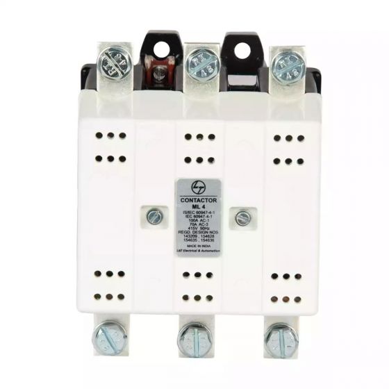 ss90910booo_ml4_contr_2no2nc_240v_ac_front.jpg ML Contactor 70A 3P 415V AC In Built 2NO 2NC AC-3 220V AC Coil 50 Hz L T SS90910KOOO ss90910booo ml4 contr 2no2nc 240v ac fro