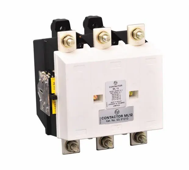 ML Contactor 300A 3P 415V AC In Built 2NO 2NC AC-3 525V AC Coil 50 Hz L T SS91010MOOO ss91010booo ml contactor 300a 3p 415v a