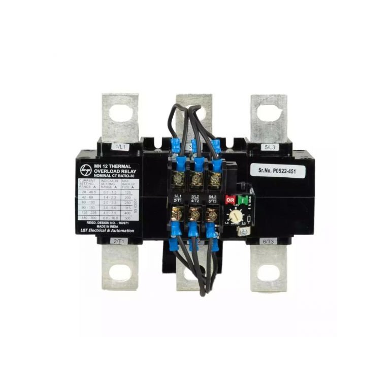 MN 12 Thermal Overload Relay 60-100A 415V AC Class 10A L T SS94138OOKO ss94138ooho mn12 front