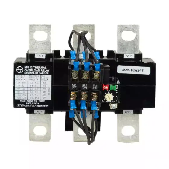 MN 12 Thermal Overload Relay 60-100A 415V AC Class 10A L T SS94138OOKO ss94138ooho mn12 front