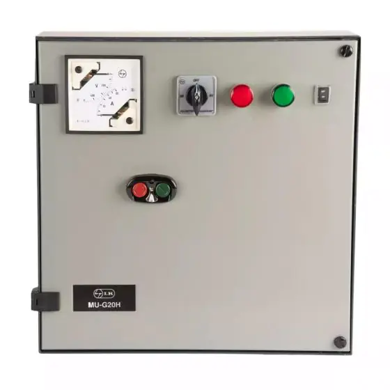 ss95975coeo_mu_g20hsubmersiblepumpstartercontr20_32a_front_1.jpg Three Phase Fully Automatic Star Delta Controller for Submersible Pump Application,MU-G20H,20HP,FASD SS95975COFO L T SS95975C