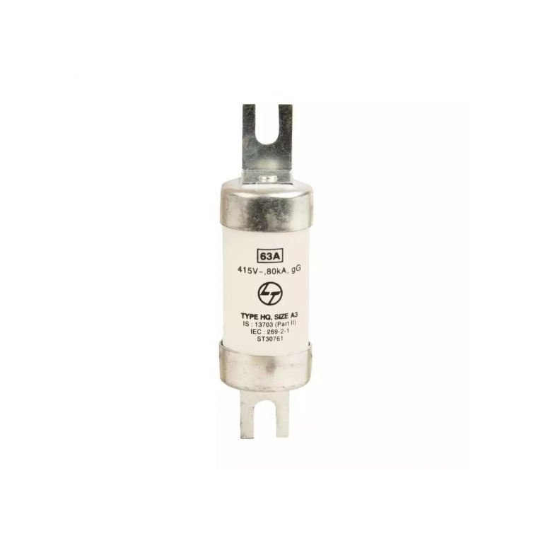 HQ Bolted HRC fuse 35A 415V AC Size A3 L T ST30759OOOO st30761oooo fuselink hq size a3 63a bolted front