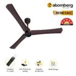 Atomberg Renesa 1200 mm BLDC Ceiling Fan with Remote Control LED Indicators Umber Brown umberbrown 2