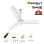 Atomberg Renesa 900 mm BLDC Ceiling Fan with Remote Control LED Indicators White white2 1