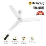 Atomberg Renesa 1200 mm BLDC Ceiling Fan with Remote Control LED Indicators White white2 1 1
