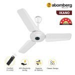 Atomberg Ikano 900 mm BLDC Ceiling Fan with Remote Control LED Indicators Gloss Ivory white2 3 3 1