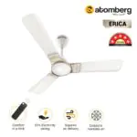 Atomberg Erica 1200 mm BLDC Ceiling Fan with Remote Control Snow White white 2