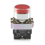 Teknic Illuminated Flush Push Button Red 2ALF4LB 24V 2alrf4l