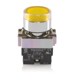 Teknic Illuminated Flush Push Button Yellow 2ALF8LB 24V 2alrf8l