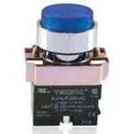 Teknic Illuminated Projecting Push Button LED Bulb, BA9S type Blue 2ALP6LB 24V 2alrp6l