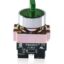 Teknic 3 Position illuminated selector Switch Spring Return Right with LED Bulb Green 2ASL3LB-3PSRR 24V 2aslr3l 2p