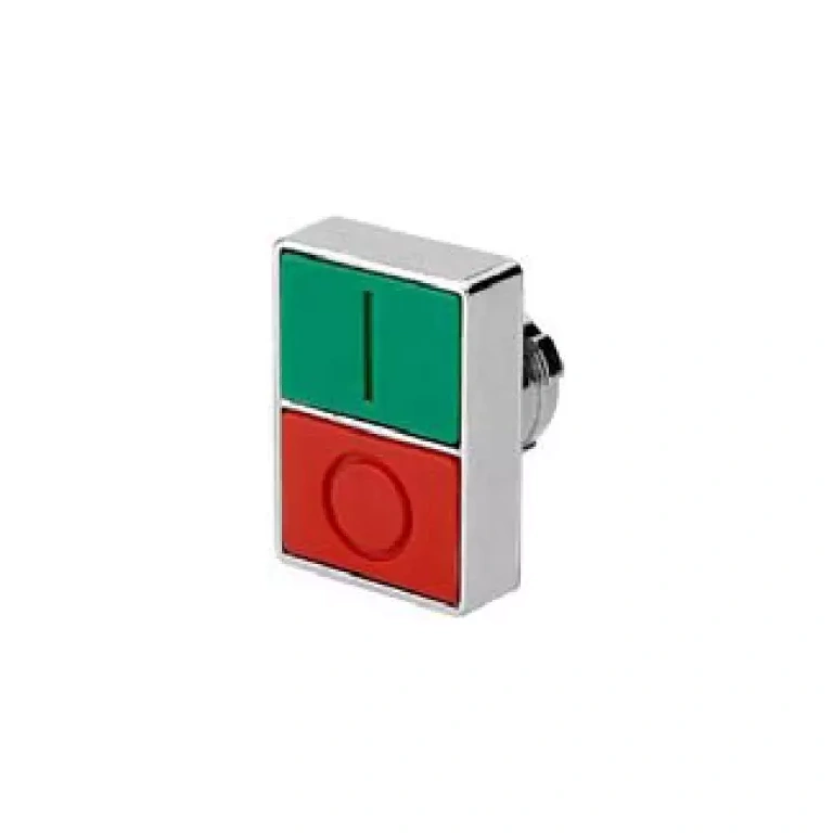 Teknic Double Headed with IO Mark Non-illuminated Flush Green and Red 2ATF3F4 IO 2atf8f2