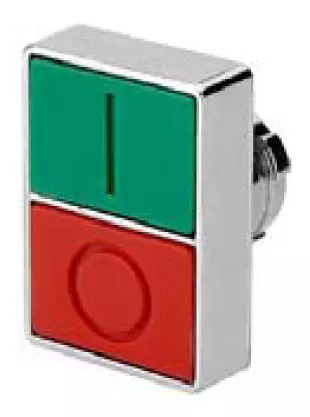 2ATF8F2 Teknic Double Headed with IO Mark Non-illuminated Flush Green and Red 2ATF3F4 IO 2atf8f2