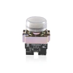 Teknic Pilot Light with LED Bulb White 2PLB1LB S 24V 2plbr1l s