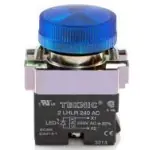 Teknic Pilot Light with LED Bulb Blue 2PLB6LB 24V 2plbr5l