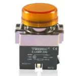 Teknic Pilot Light with LED Bulb Amber 2PLB5LB 24V 2plbr5l