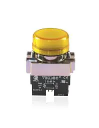 2PLBR8L Teknic Pilot Light with LED Bulb Yellow 2PLB8LB 24V 2plbr8l