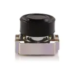 Teknic Booted Push Button Non Illuminated Black 2AB2 2ab2