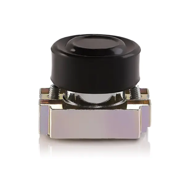 Teknic Booted Push Button Non Illuminated Black 2AB2 2ab2