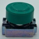 Teknic Booted Push Button Non Illuminated Green 2AB3 2ab3