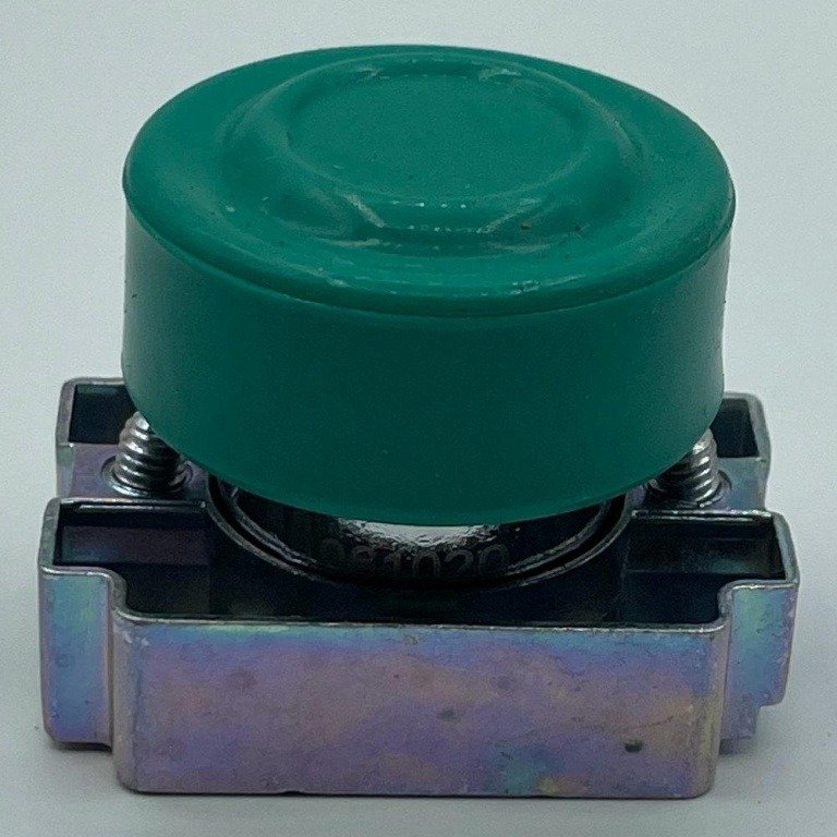 Teknic Booted Push Button Non Illuminated Green 2AB3 2ab3