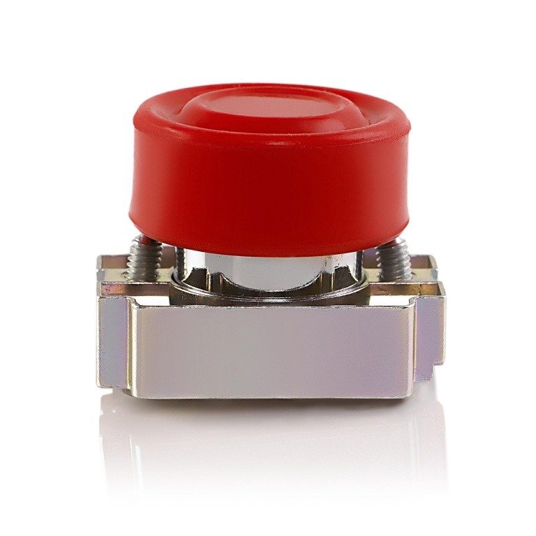 Teknic Booted Push Button Non Illuminated Red 2AB4 2ab4