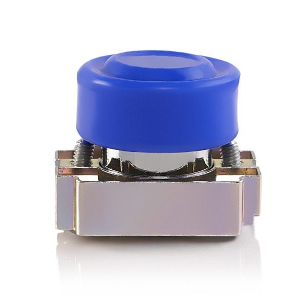 Teknic Booted Push Button Non Illuminated Blue 2AB6 2ab6