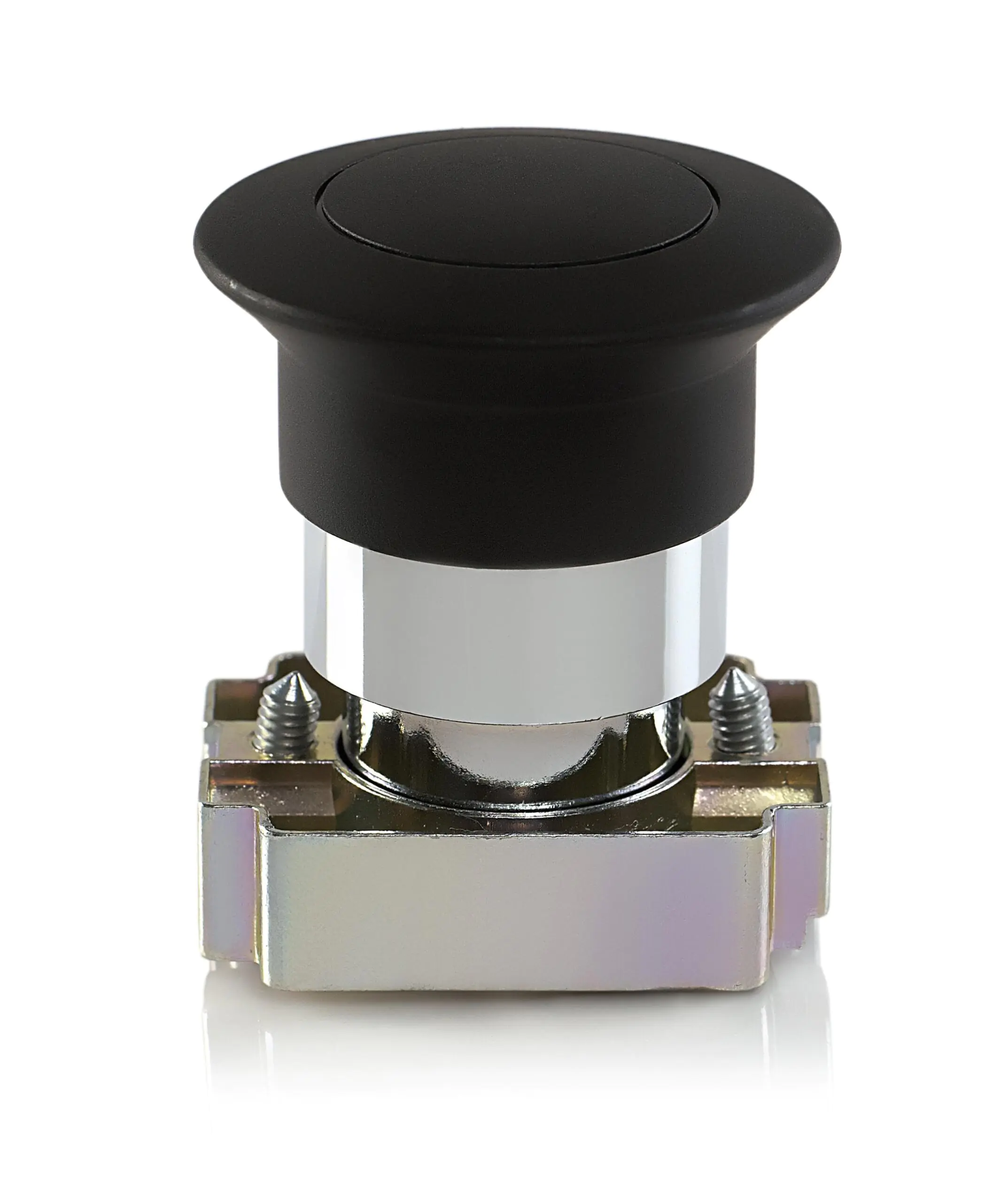 Teknic Black 40mm Mushroom Button Spr Rtn 2AM2 2am2