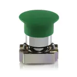 Teknic Green 40mm Mushroom Button Spr Rtn 2AM3 2am3