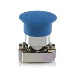 Teknic Blue 40mm Mushroom Button Spr Rtn 2AM6 2am6
