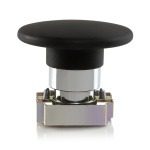 Teknic Black 60mm Jumbo Mushroom Spring Return 2AMJ2 2amj2