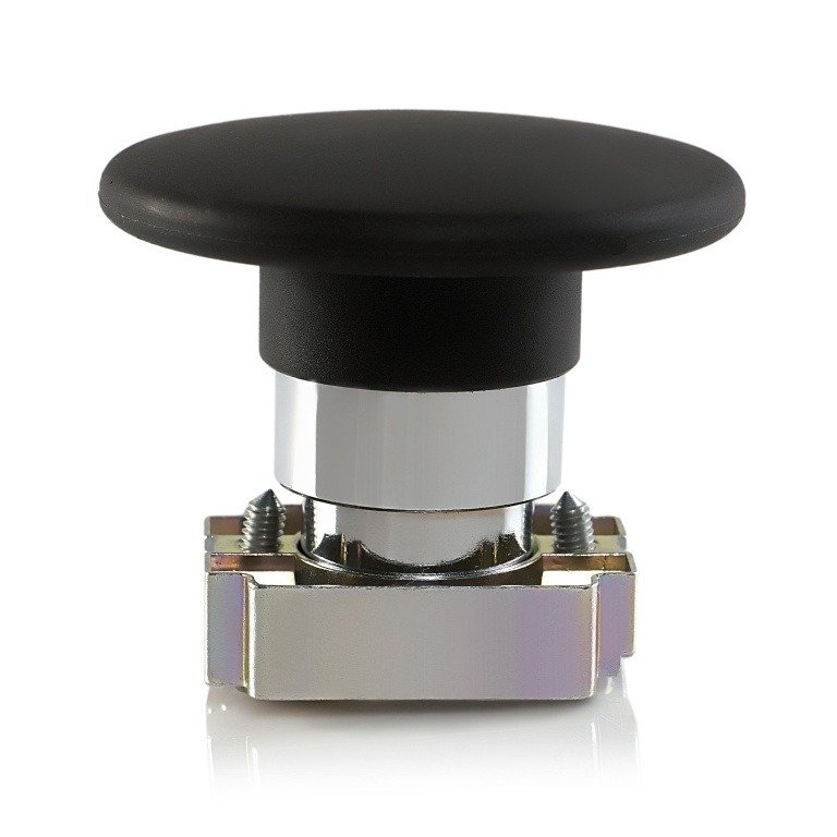 Teknic Black 60mm Jumbo Mushroom Spring Return 2AMJ2 2amj2