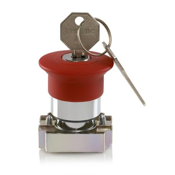Teknic Mushroom Head 40mm Latching with Key Release 2AMLKB4 2amlkb4