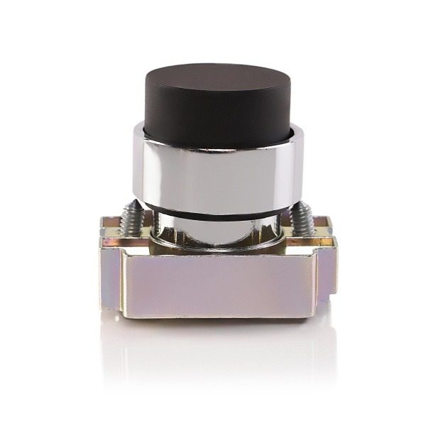 Teknic Black Projecting Push Button 2AP2 2ap2