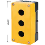 Teknic 3 WAY CONTROL STATION Yellow cover Black housing 4005e11
