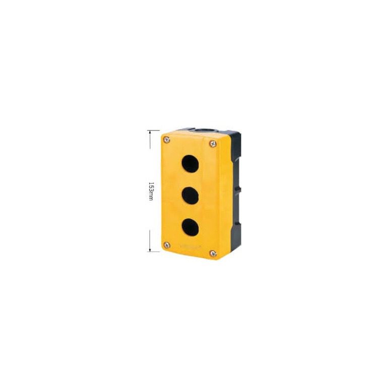 Teknic 3 WAY CONTROL STATION Yellow cover Black housing 4005e11