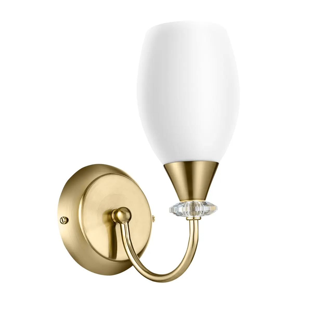BW06002 Wipro BeuHome BW06 BB Wall Light Two Lamp, Nickel With Brass EPL BW06002 bw