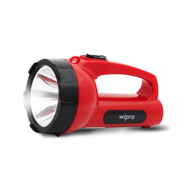 Wipro Emerald Rechargeable Emergency Torch 2 Level Brightness, 3W CL0005 cl