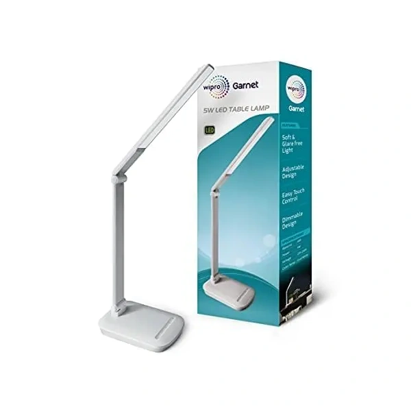 Wipro 5W LED Table Lamp Dimmer, Cool White, 5W D920465 d