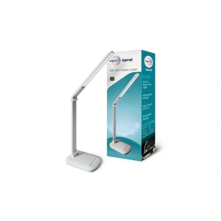 Wipro 5W LED Table Lamp Dimmer, Cool White, 5W D920465 d