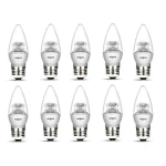 Wipro Clear Candle LED Bulbs E27, Warm White, 4W N55002 n