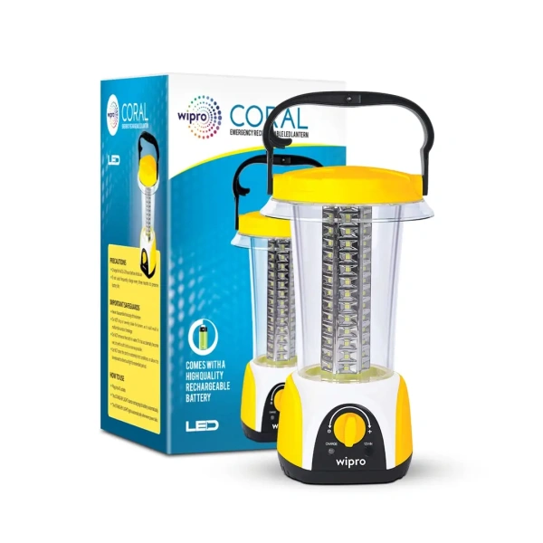 Wipro Coral Multi-Functional Rechargeable LED Emergency Light Dimmer, 8.5W e