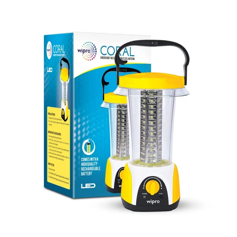 Wipro Coral Multi-Functional Rechargeable LED Emergency Light Dimmer, 8.5W e