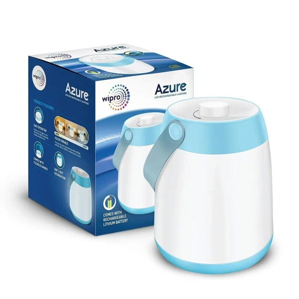 Wipro Azure LED Rechargeable Lantern Shades Of White, 15W e