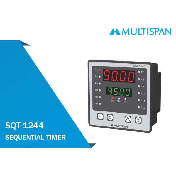 SQT-1244 SEQUENTIAL TIMER 96 X 96 X 54 MULTISPAN 1002480sqt1244