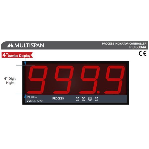 PIC-6004A Single Side JUMBO DISPLAY PROCESS INDICATOR 160 X 380 X 55 MULTISPAN pic a